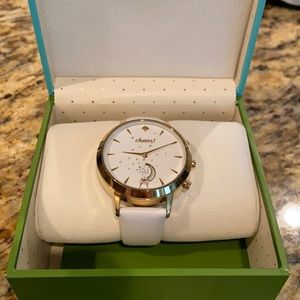 Kate Spade White Leather Activity Tracker Watch